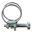 Хомут проволочный 108 мм steel wire clamp, оцинкованный