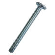 Винт мебельный 8х80 мм с плоской головкой и внутренним шестигранником DIN 7420, оцинкованный