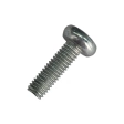 Винт с полукруглой головкой М5х16 мм DIN 7985, оцинкованный, полная резьба