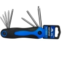 Набор ключей имбусовых T9-Т40 8 шт. складных звездочек VERTEXTOOLS
