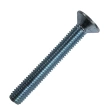 Винт потай 16х100 мм с внутр. шестигр. DIN 7991 класс прочности 10.9, полная резьба, оцинкованный
