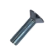 Винт потай 6х25 мм DIN 7991 класс прочности 8.8, полная резьба, оцинкованный