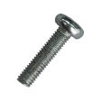 Винт с полукруглой головкой М4х25 мм DIN 7985, оцинкованный, полная резьба 