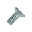 Винт потай 10х20 мм DIN 965, полная резьба, оцинкованный 