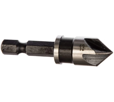 Зенкер конический, легир.сталь, хвостовик под биту, 13 мм фото 1