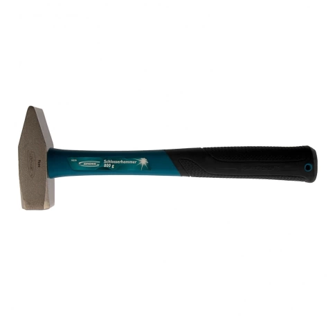 Молоток слесарный, квадр.боек, фиберглас.обрезинен.рук. Gross фото 2