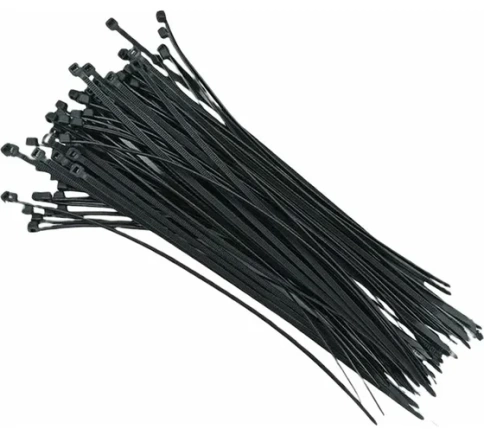 Хомуты нейлоновые черные 3х200 мм 100 шт.VERTEXTOOLS фото 1