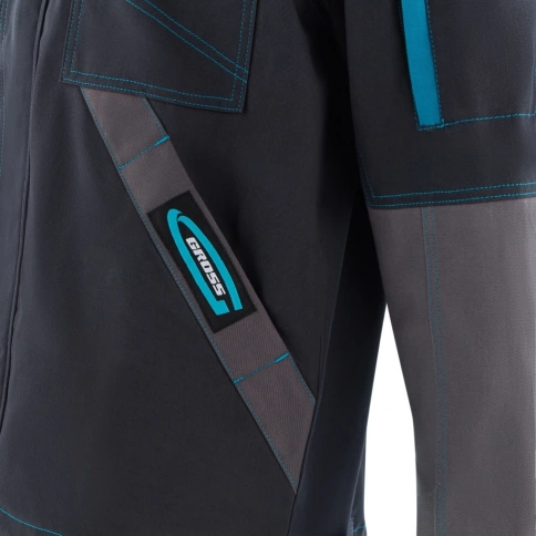 Куртка профессиональная рабочая 97% хлопок 3% спандекс XL Gross фото 9