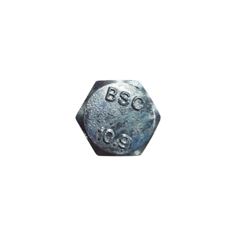 Болт 20х120 мм класс прочности 10.9 DIN 933 полная резьба, оцинкованный фото 2