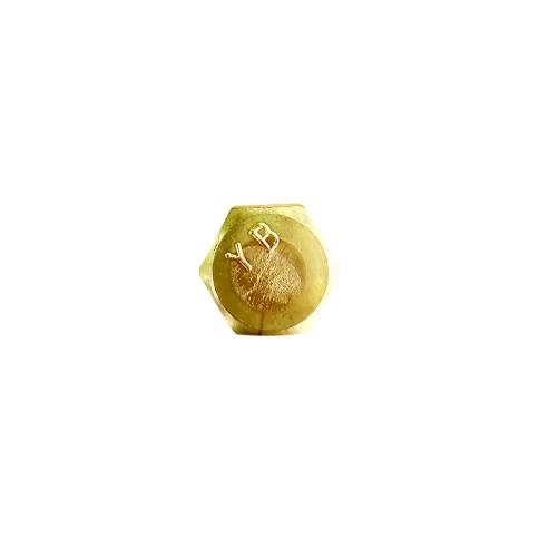 Болт 8х10 мм DIN 933 полная резьба, латунный фото 2