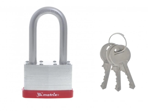 Замок навесной удлиненная дужка Matrix фото 2