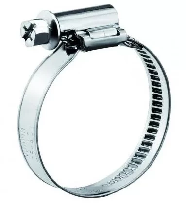 Хомут стяжка червячный 110-130/9 W2 нержавейка, 5 шт. фото 4