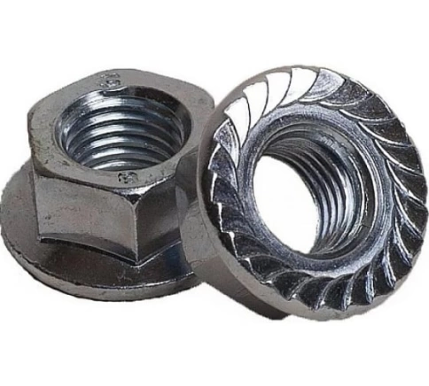 Гайка с фланцем М10 ОЦ DIN 6923 (10 шт.) фото 4