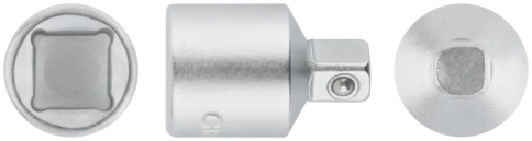 Переходник для воротка Профи CrV 1/4"(П)-3/8"(М) фото 2