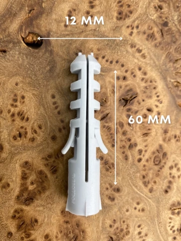 Дюбель распорный УСЫ 12х60, 50 шт фото 3