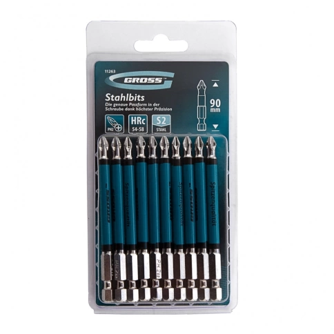 Биты сталь S2 PH2х90 Gross фото 1