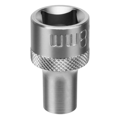 Головка торцевая хромированная 12-гранная 8 мм под квадрат  1/2 CrV Stels фото 1