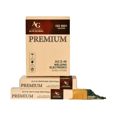 Электроды PREMIUM AG E-46 2,5х350 мм (1,0кг) фото 1