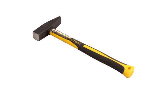 Молоток слесарный, фиберглассовая обрезиненная рукоятка 500 гр. Ultima фото 1