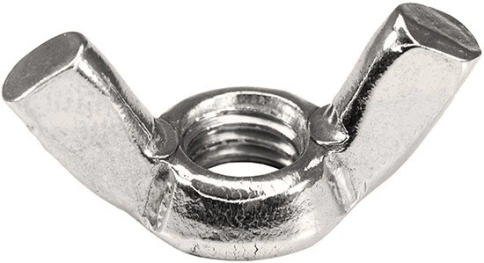 Гайка барашковая нержавеющая М12 DIN315 , 10 шт. фото 6