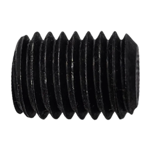 Винт установочный с внутр. шестигранником 16х16 мм, класс прочности 12.9 DIN 913 тупой конец, черный фото 1