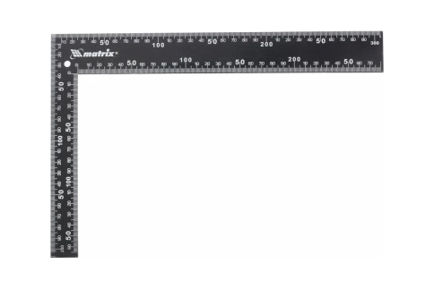 Угольник металлический градуировка 200х300 мм Matrix фото 1