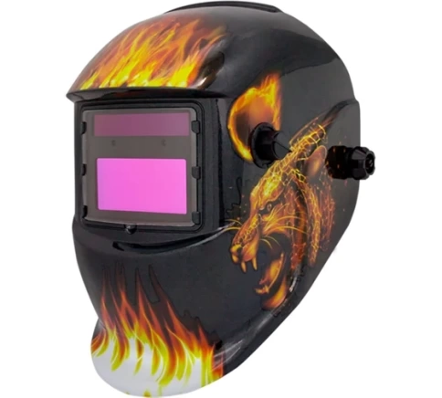 Маска сварщика ПРОФЕССИОНАЛ МС-6000 леопард фото 1