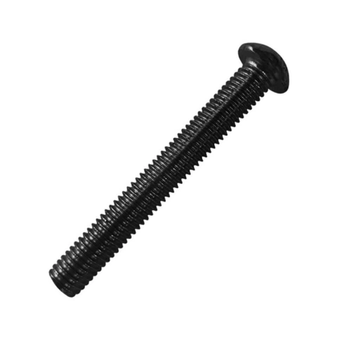 Винт с полукруглой головкой и внутренним шестигранником 8х75 мм ISO 7380 класс прочности 10.9 фото 1