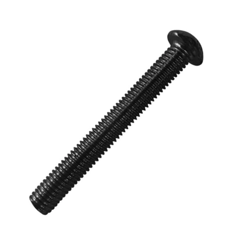 Винт с полукруглой головкой и внутренним шестигранником 8х80 мм ISO 7380 класс прочности 10.9 фото 1