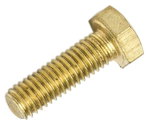 Болт латунный М6х16 DIN933,10 шт фото 5