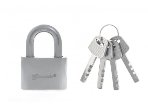 Замок навесной хромированное покрытие 60 мм Matrix фото 1