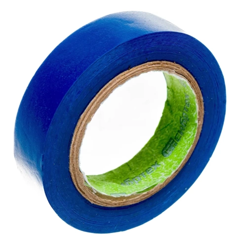 Изолента ПВХ 15 мм х 10 м (синяя) Сибртех фото 1