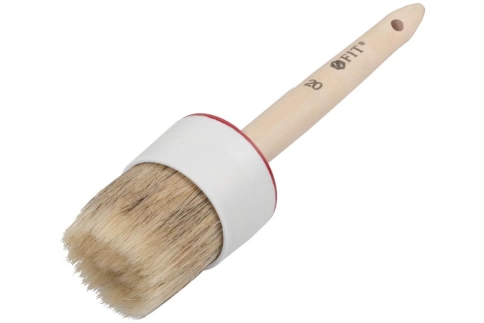 Кисть круглая, натур.светл.щетина 20" 65 мм фото 1