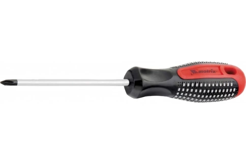 Отвертка Fusion PH1x100 мм, CrV, трехкомпонентная рукоятка antislip Matrix фото 1