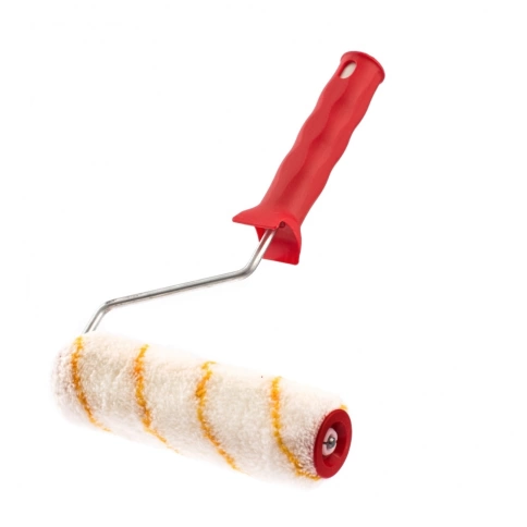 Валик полиакрил. желт. полоса  180мм ворс 12мм D36мм Dрук. 6мм Matrix фото 1