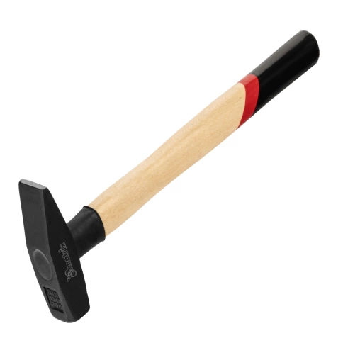 Молоток слесарный, квадратный боек, деревянная рукоятка 300 гр. Matrix фото 1