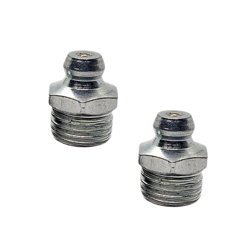 Пресс-масленка М10х1 DIN 71412 H1 прямая 180° оцинкованная, 100 шт. фото 3