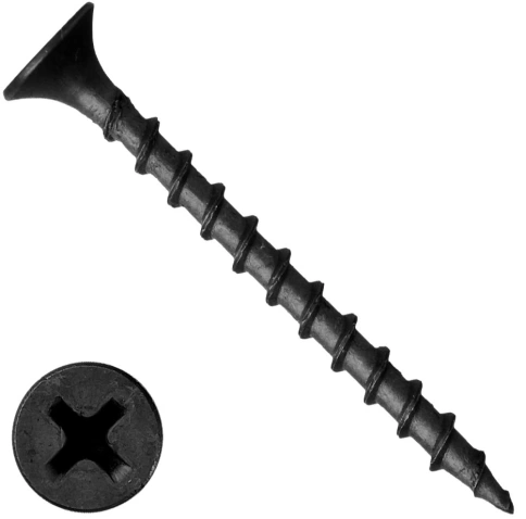 Саморез по г/к, част., 3,5х55 рез.фосф.  фото 3