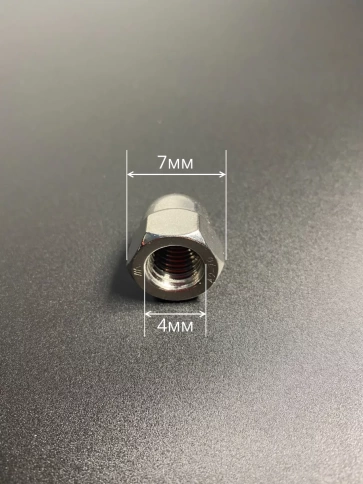 Гайка колпачковая М4 нержавеющая А2 DIN1587 , 50 шт. фото 4