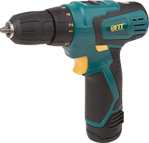 Дрель-Шуруповерт акк.12,0 В; 0-650 об/мин, резин.накл., коробка фото 1