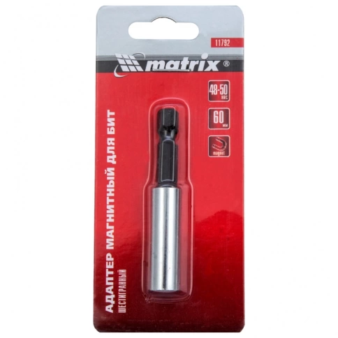 Адаптер для бит магнитный шестигранный 1 шт. Matrix фото 5
