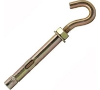 Дюбель с шурупом полукольцо 8х40 мм фото 1