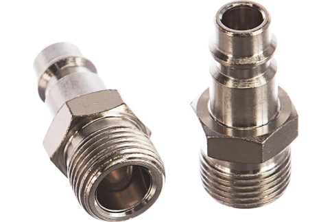 Ниппель универс. быстросъемн. "папа" 3/8 внешняя резьба 2 шт Stels фото 1