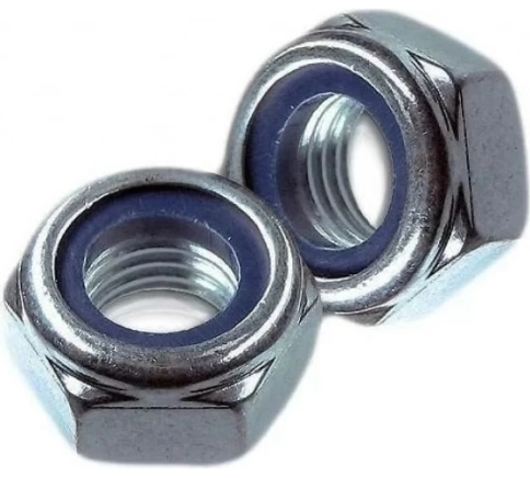 Гайка со стопорным кольцом М6 ОЦ DIN985, 10 шт. фото 6