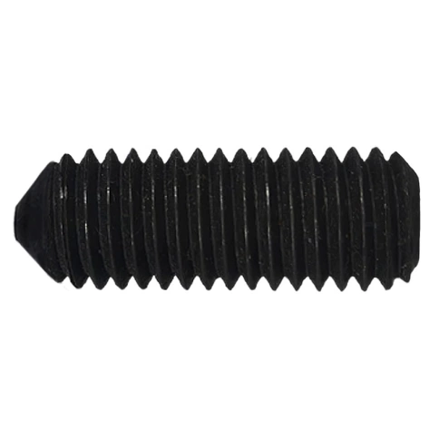 Винт установочный с внутр. шестигранником 6х20 мм, класс прочности 12.9 DIN 914 черный фото 1