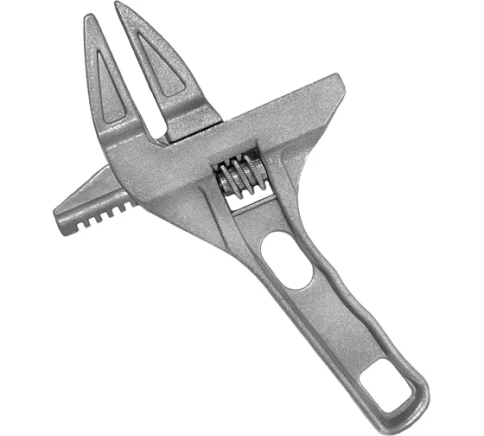 Ключ разводной сантехнический 200мм увеличенный диапазон раскрытия 16-68 мм фото 1