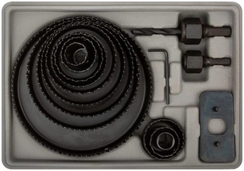 Набор пилы круговые 19-127 мм в кейсе 12 шт фото 1