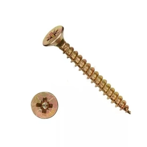 Шуруп потайной для дерева 6х80 ЖЦ, в контейнере, 150 шт. фото 6