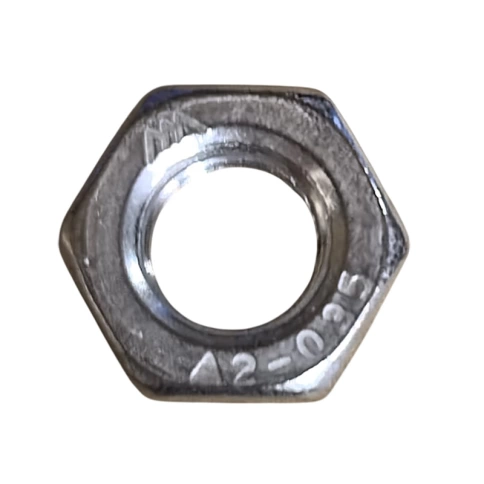 Гайка низкая М6 DIN 439, нержавеющая сталь А2  фото 2