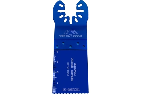 Насадка пильная универсальная прямая биметалл. быстросъемная 35х40 мм фото 1